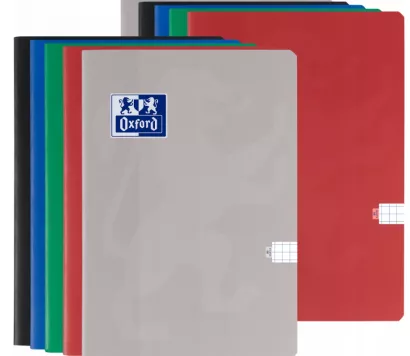 Zeszyt Oxford ESSE A5 80k Kratka Laminowana Okładka