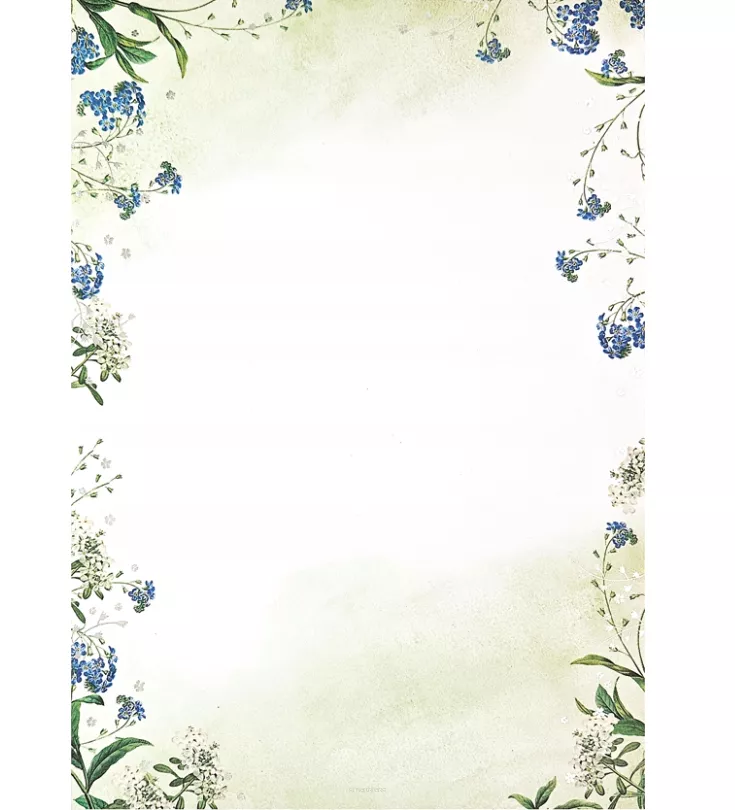 Dyplom Papier Ozdobny Galeria Papieru Arkusze Barwne Niezapominajki 100g/m2