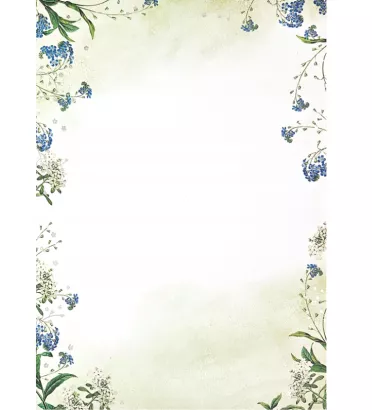 Dyplom Papier Ozdobny Galeria Papieru Arkusze Barwne Niezapominajki 100g/m2