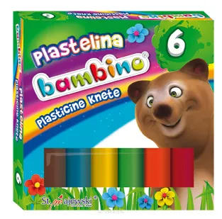 Plastelina Bambino 6 kolorów