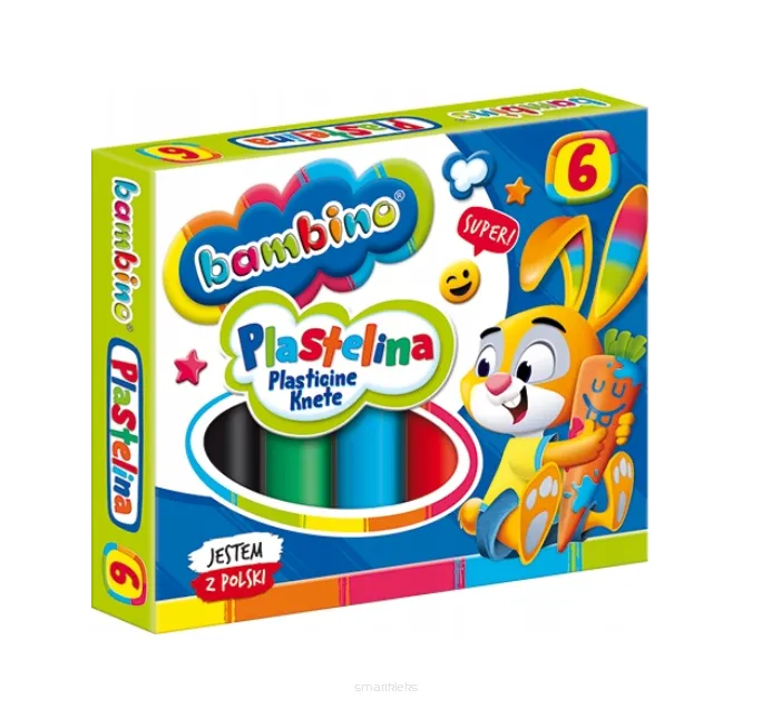Plastelina Bambino 6 kolorów