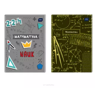 Brulion A5 Krata 80 kartek Matematyka Interdruk