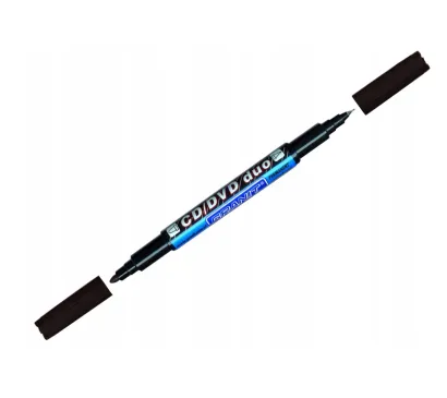 MARKER FOLIOPIS DO CD DVD DWUSTRONNY DUO M830 GRANIT CZARNY
