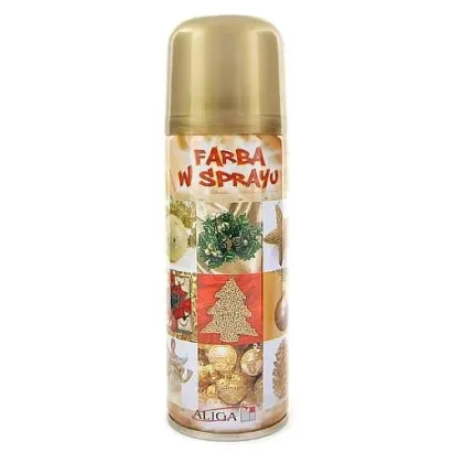 Farba w sprayu  Aliga 250 ml złota