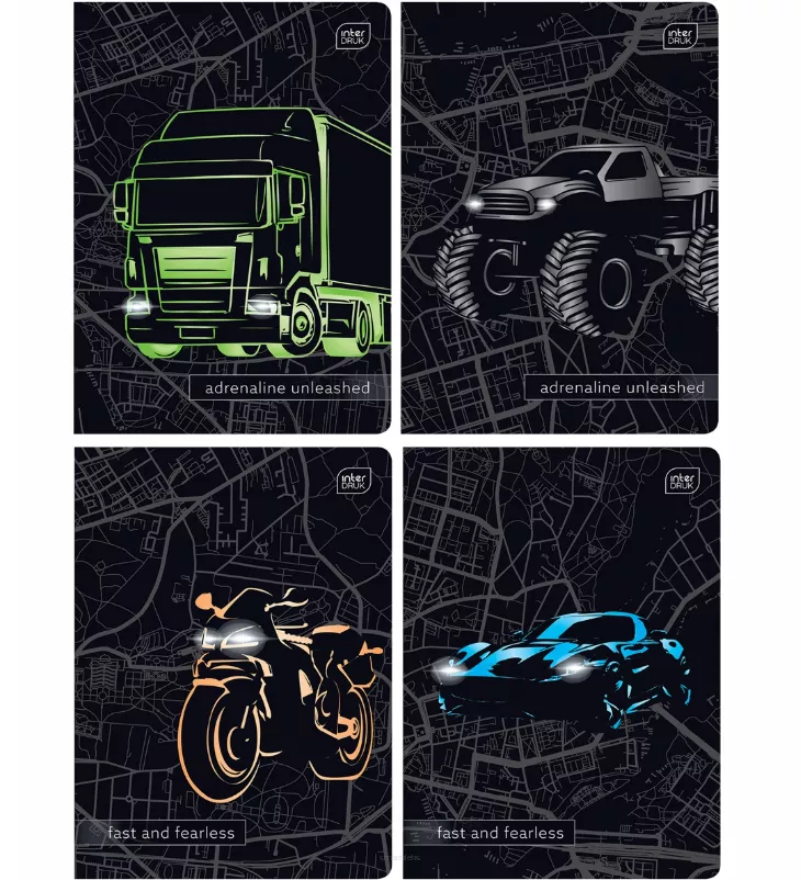 Zeszyt A5 Kratka 32 Kartki Cars UV Interdruk smartkleks.pl
