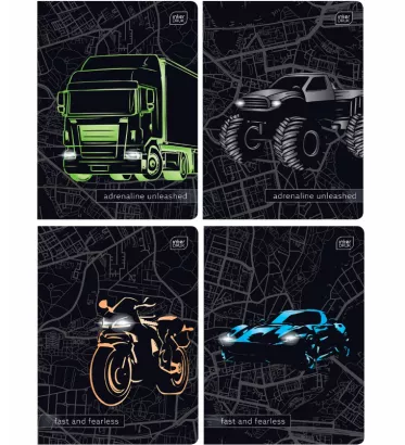 Zeszyt A5 Kratka 32 Kartki Cars UV Interdruk