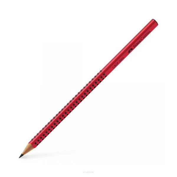 Ołówek FABER CASTELL 2001 2B CZERWONY