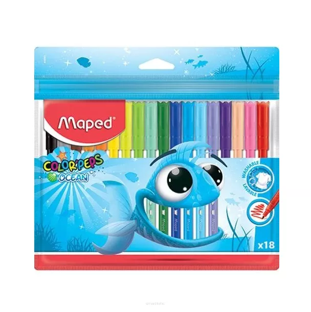 Flamastry Maped Colorpeps Ocean 18 kolorów