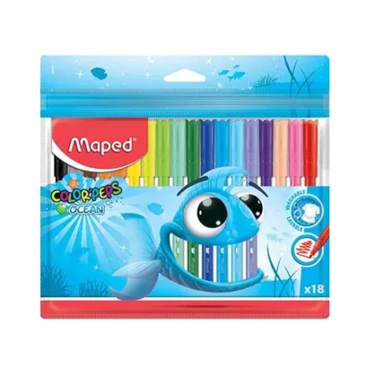Flamastry Maped Colorpeps Ocean 18 kolorów