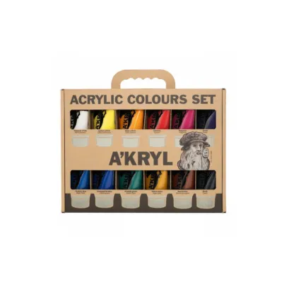 Renesans farby akrylowe zestaw 12x100ml