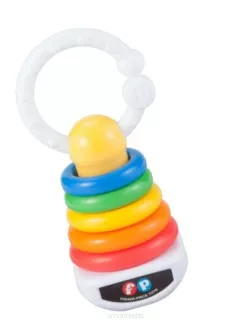 Grzechotka - Piramidka Z Kółek Fisher-Price 0+ Wyprzedaż smartkleks.pl