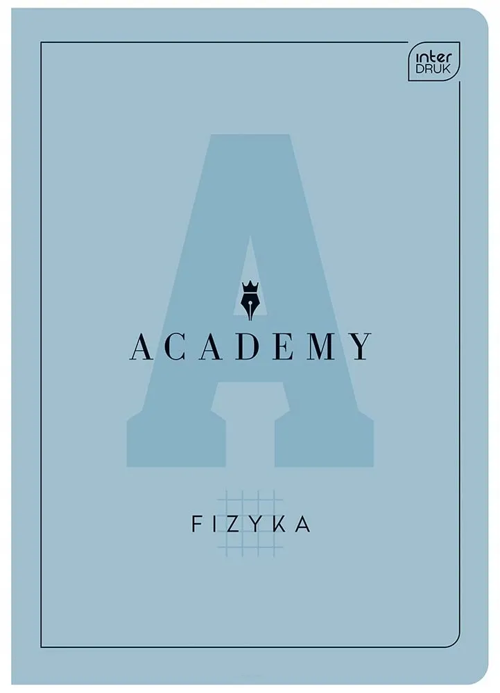 Zeszyt InterDruk A5 60k kratka 90g Fizyka Academy