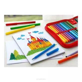 Flamastry Faber-Castell Zamek 24 kolory smartkleks.pl