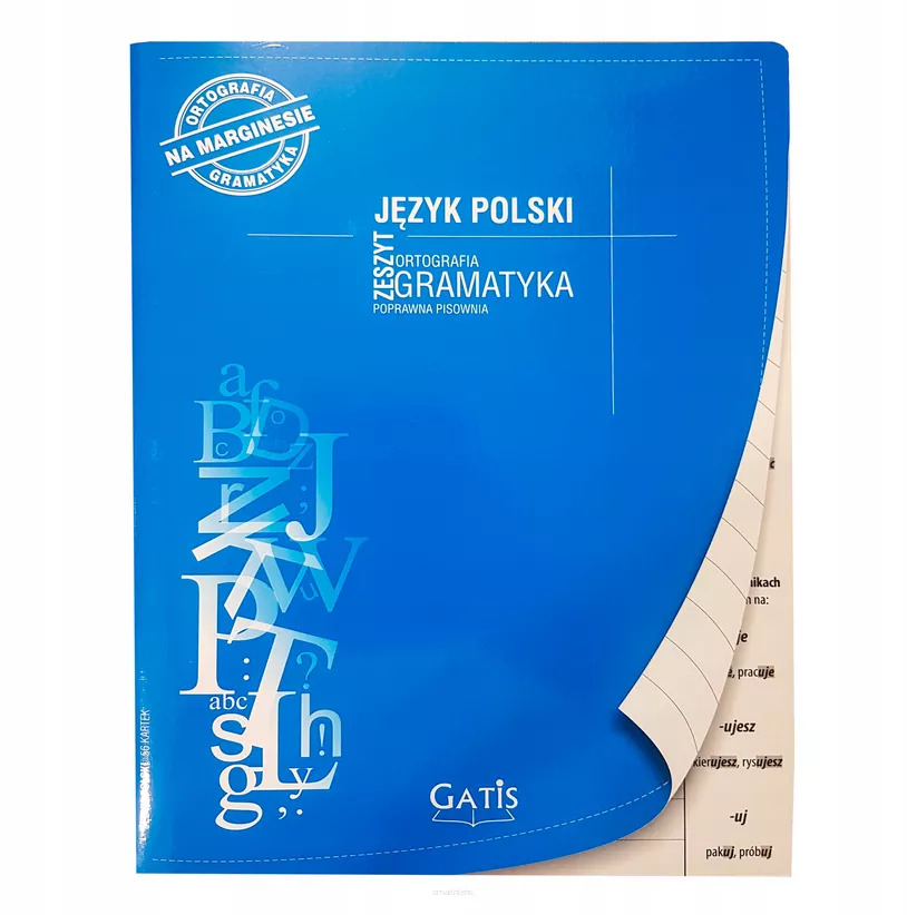 Zeszyt Tematyczny - Polski  A4/56 w Linię Ściąga Gatis smartkleks.pl