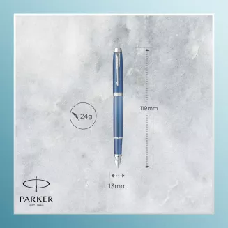 Pióro Wieczne Parker IM Writing Rituals Blue M CT  2203903