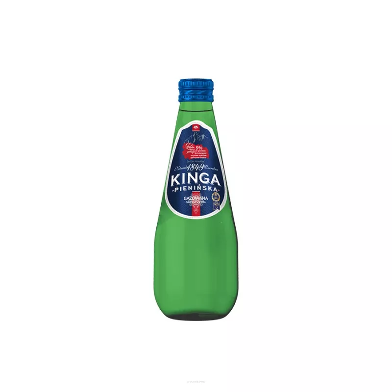 WODA MINERALNA GAZOWANA KINGA  0,33L