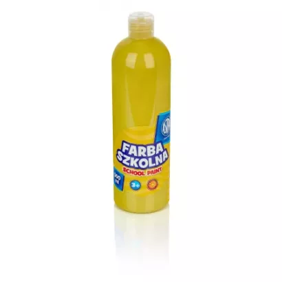 Farba szkolna ASTRA plakatowe 500 ml żółta