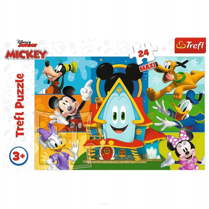 Puzzle Trefl 24 Elementy Maxi  Myszka Miki i Przyjaciele  SmartKleks.pl