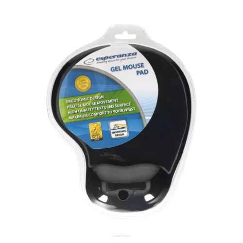 PODKŁADKA POD MYSZ I NADG.ŻELOWA CZARNA ESPERANZA