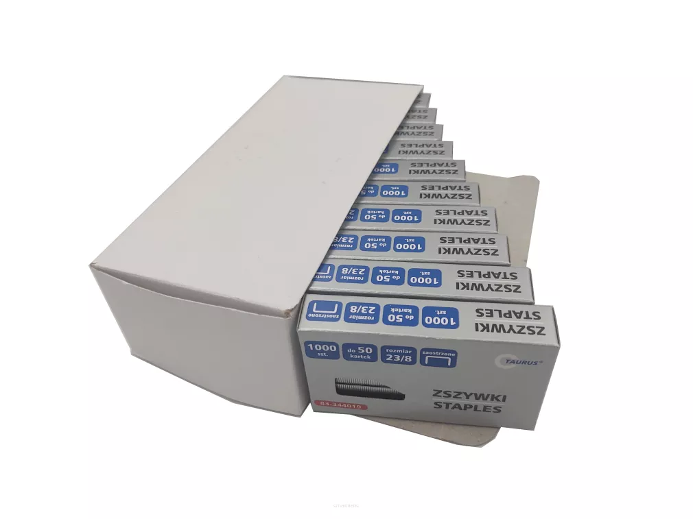 10x Zszywki Taurus 23/8  83-344019 smartkleks.pl