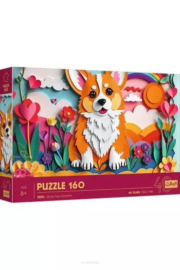 Puzzle z efektem 3D Trefl 160 elementów - Piesek