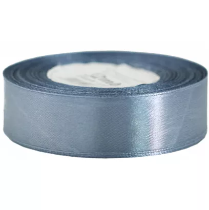 Wstążka Satynowa 25mm/32m Ciemno Szara