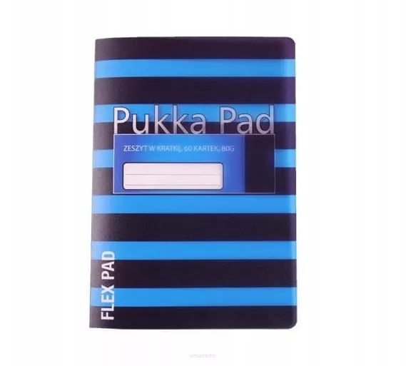 Zeszyt B5 Pukka Pad Flex Pad Kratka 60k Niebieski