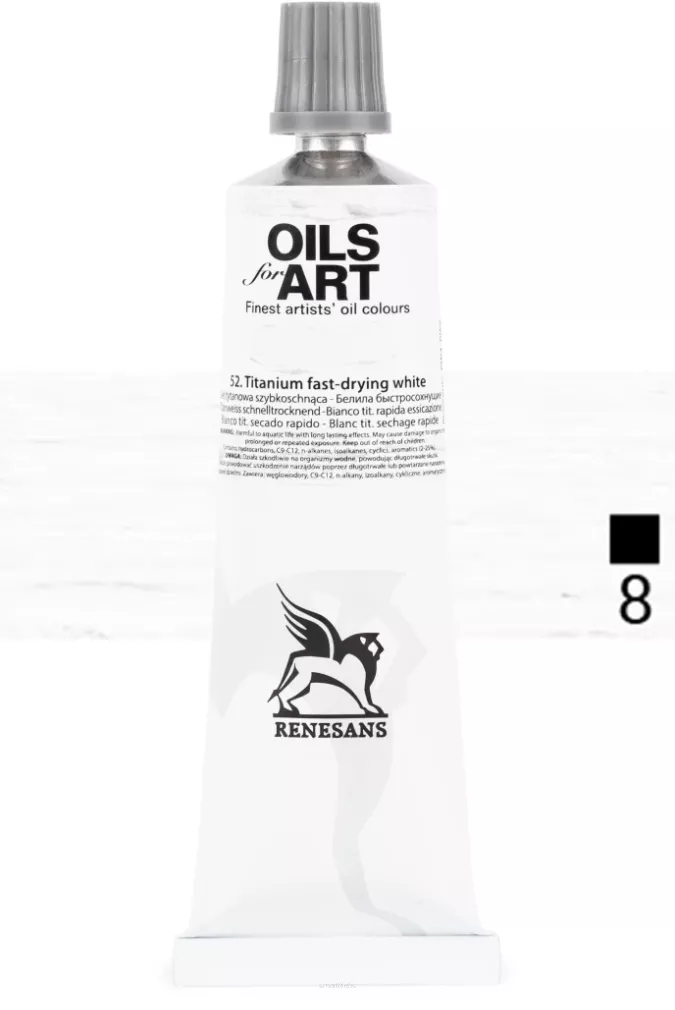 FARBA OLEJNA 60M 52 Titanium White