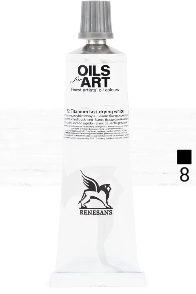 FARBA OLEJNA 60M 52 Titanium White