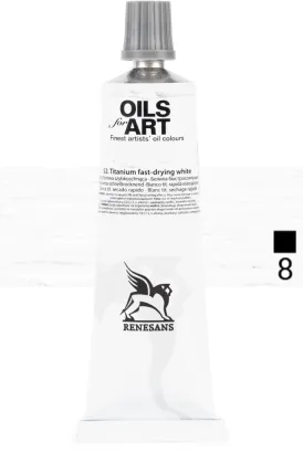 FARBA OLEJNA 60M 52 Titanium White