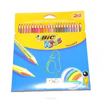 Kredki ołówkowe BiC Kids Tropicolors 24 kolory