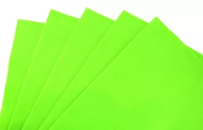 Filc Dekoracyjny Jasnozielony 1,5mm A4 - jeden arkusz