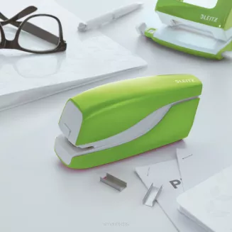 Zszywacz Elektryczny Biurowy Leitz 10k. Zielony smartkleks.pl