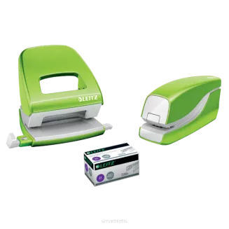 Zszywacz Elektryczny Biurowy Leitz 10k. Zielony smartkleks.pl