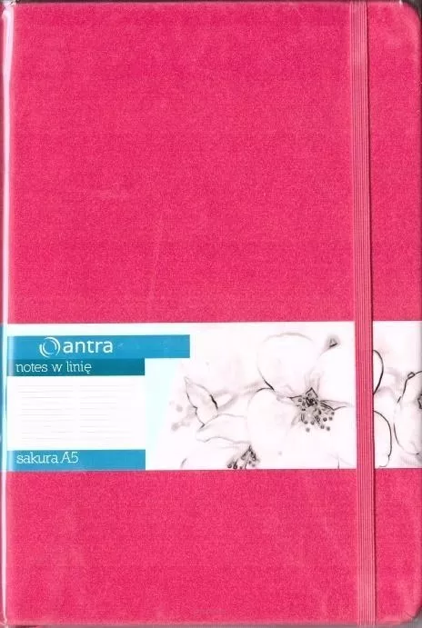 Notes A5 80g Linia Sakura Różowy Antra   SmartKleks.pl