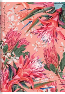 Zeszyt TOP 2000 A5/32k Krata Flowers - 6