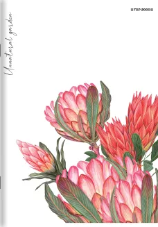 Zeszyt TOP 2000 A5/32k Krata Flowers - 8