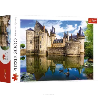 Puzzle Trefl 3000 Elementów Zamek w Sully-sur-Loire, Francja smartkleks.pl