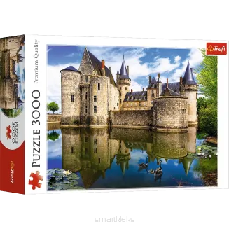 Puzzle Trefl 3000 Elementów Zamek w Sully-sur-Loire, Francja smartkleks.pl