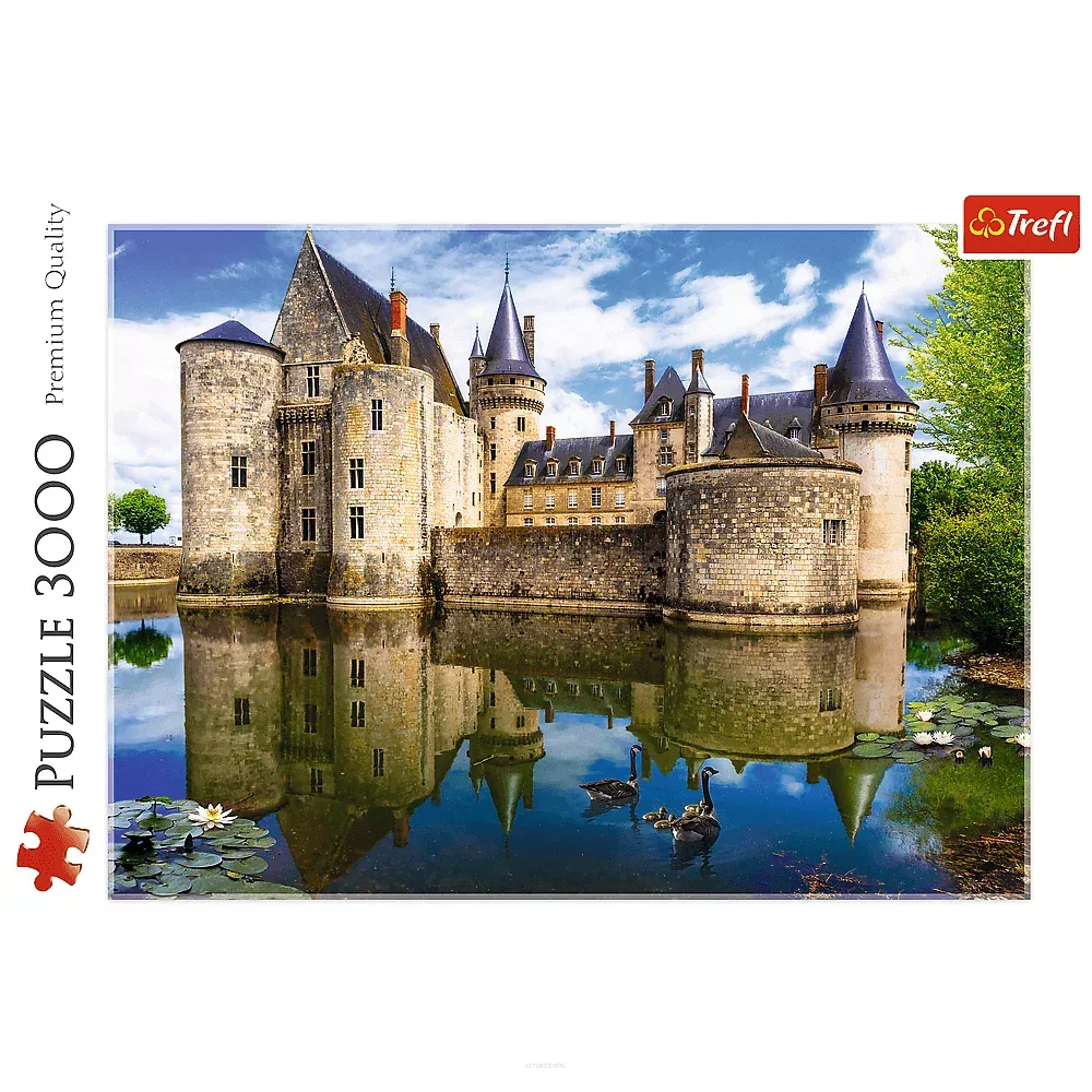 Puzzle Trefl 3000 Elementów Zamek w Sully-sur-Loire, Francja smartkleks.pl