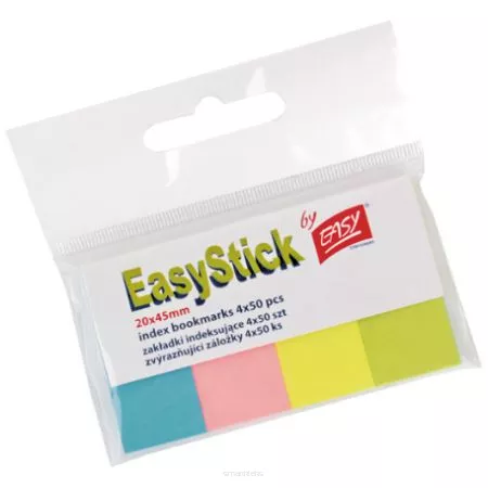 Zakładki indeksujące papierowe 45x20 mm Easy

