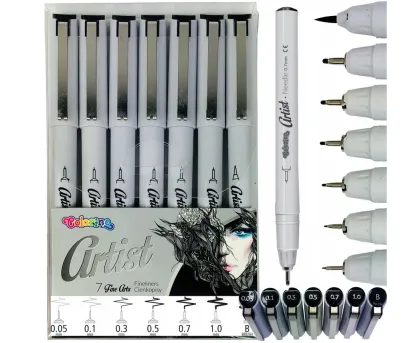 Cienkopisy Artist Colorino Zestaw 7szt.