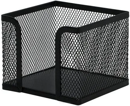 Pojemnik na karteczki 95x95x80mm Czarny