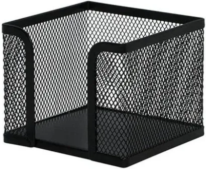 Pojemnik na karteczki 95x95x80mm Czarny