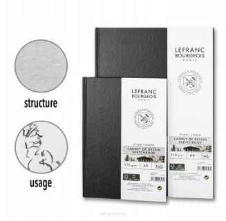 Szkicownik A5 Spirala Lefranc Bourgeois 160g smartkleks.pl
