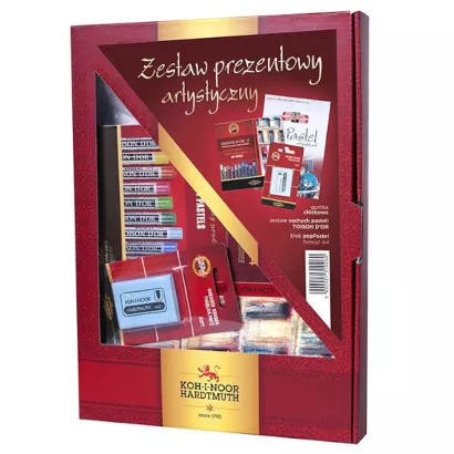 Zestaw rysunkowy z blokiem i pastelami Toison D'or Koh-I-Noor