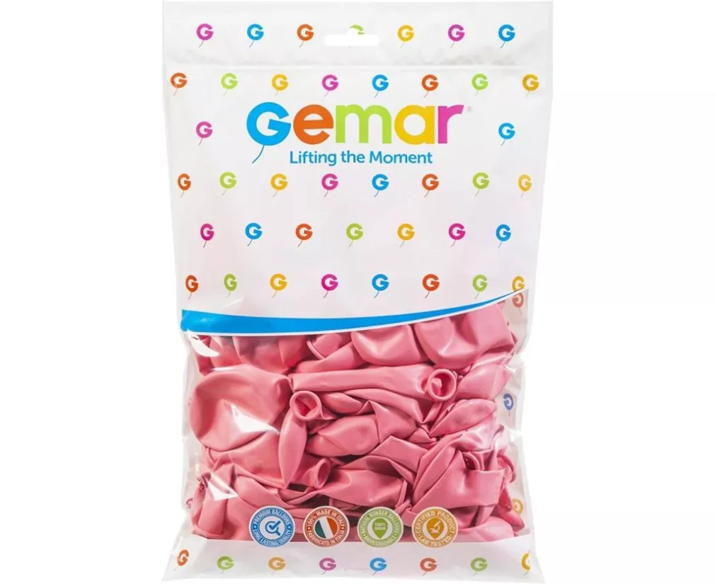 Balony 100 sztuk Pastelowe Różowy Delikatny Gemar