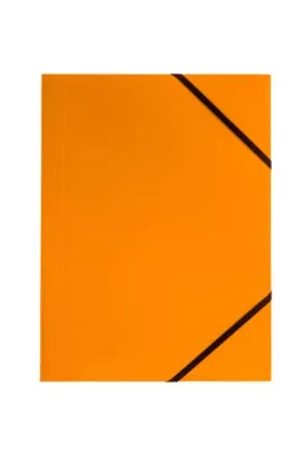 Teczka Kartonowa A4 z Gumką Narożną Pomarańczowa Tetis