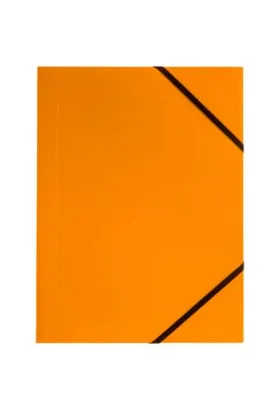 Teczka Kartonowa A4 z Gumką Narożną Pomarańczowa Tetis