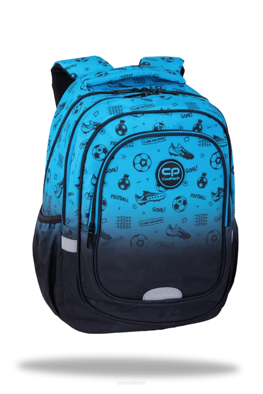 Coolpack, Plecak szkolny Fast - Game Over Gradient Blue F163008